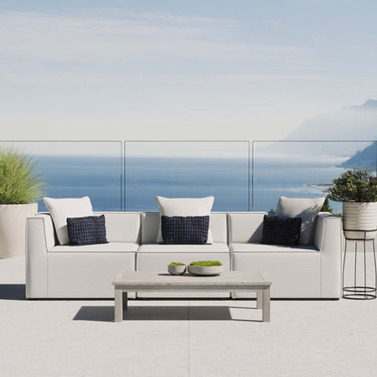 Saybrook Outdoor Patio Upholstered 3-Piece Sectional Sofa by Modway
