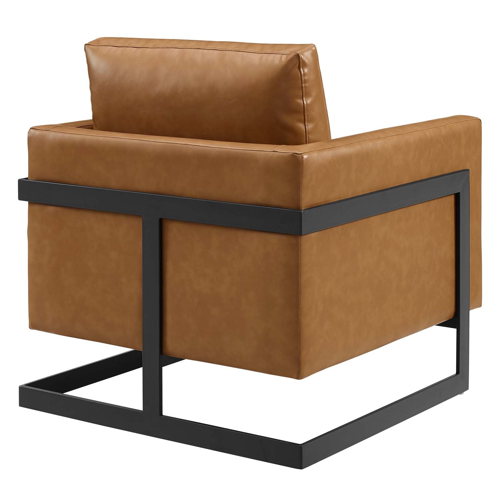 Posse Vegan Leather Accent Chair By HouseBean