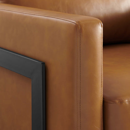 Posse Vegan Leather Accent Chair by Modway