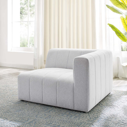 Bartlett Upholstered Fabric Right-Arm Chair by Modway