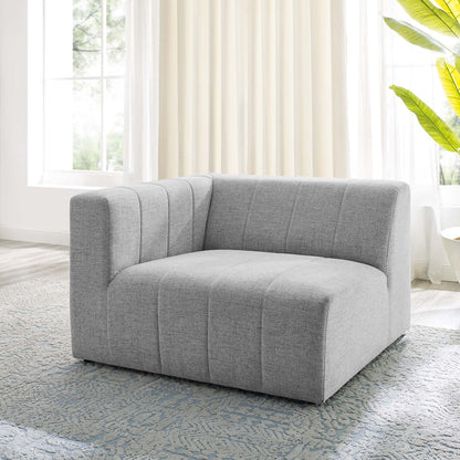 Bartlett Upholstered Fabric Left-Arm Chair by Modway