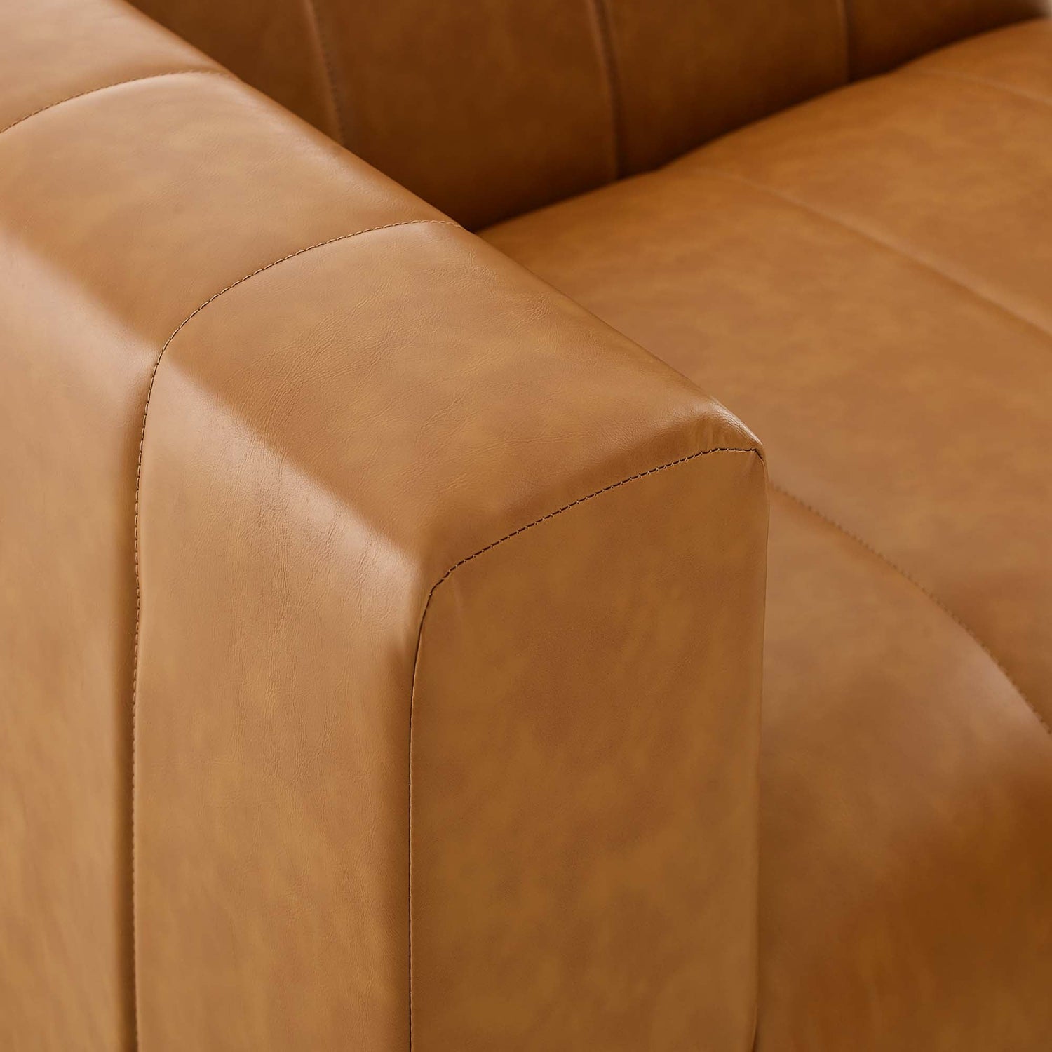 Bartlett Vegan Leather Left-Arm Chair by Modway