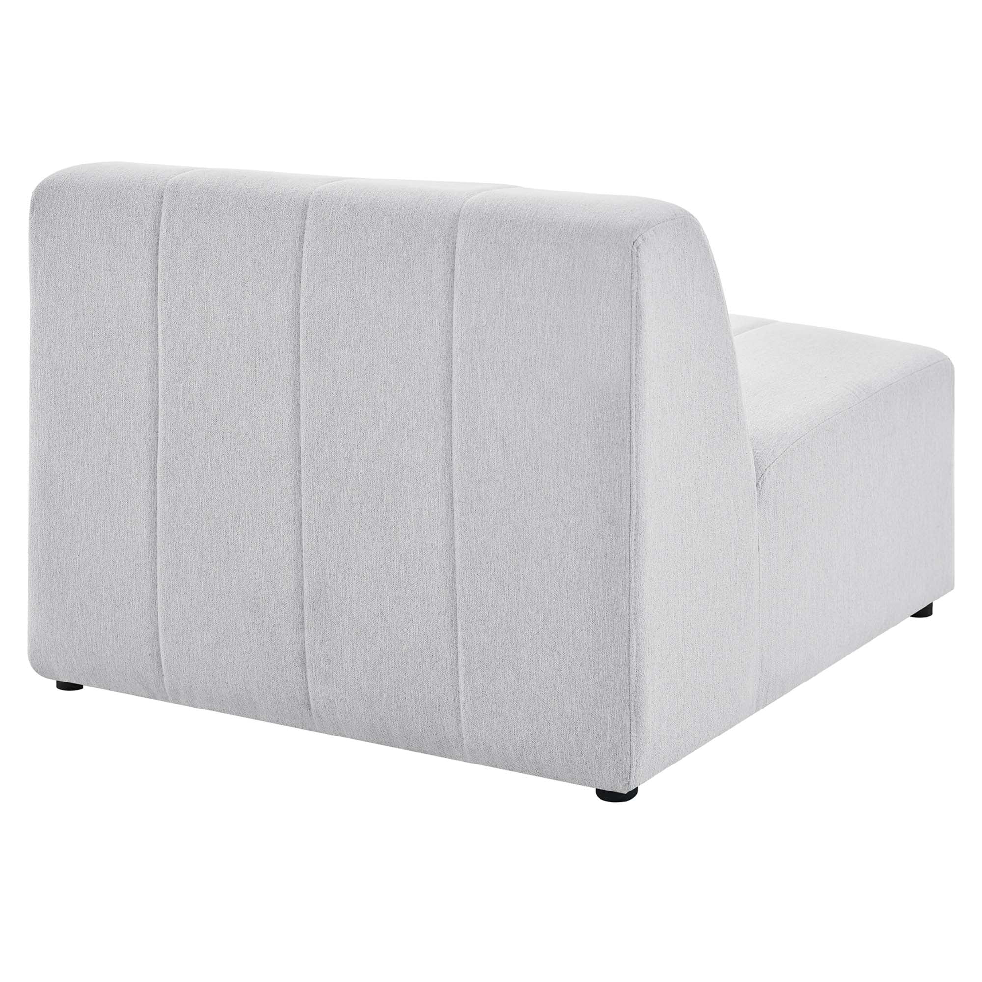 Bartlett Upholstered Fabric Armless Chair by Modway