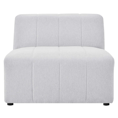 Bartlett Upholstered Fabric Armless Chair by Modway