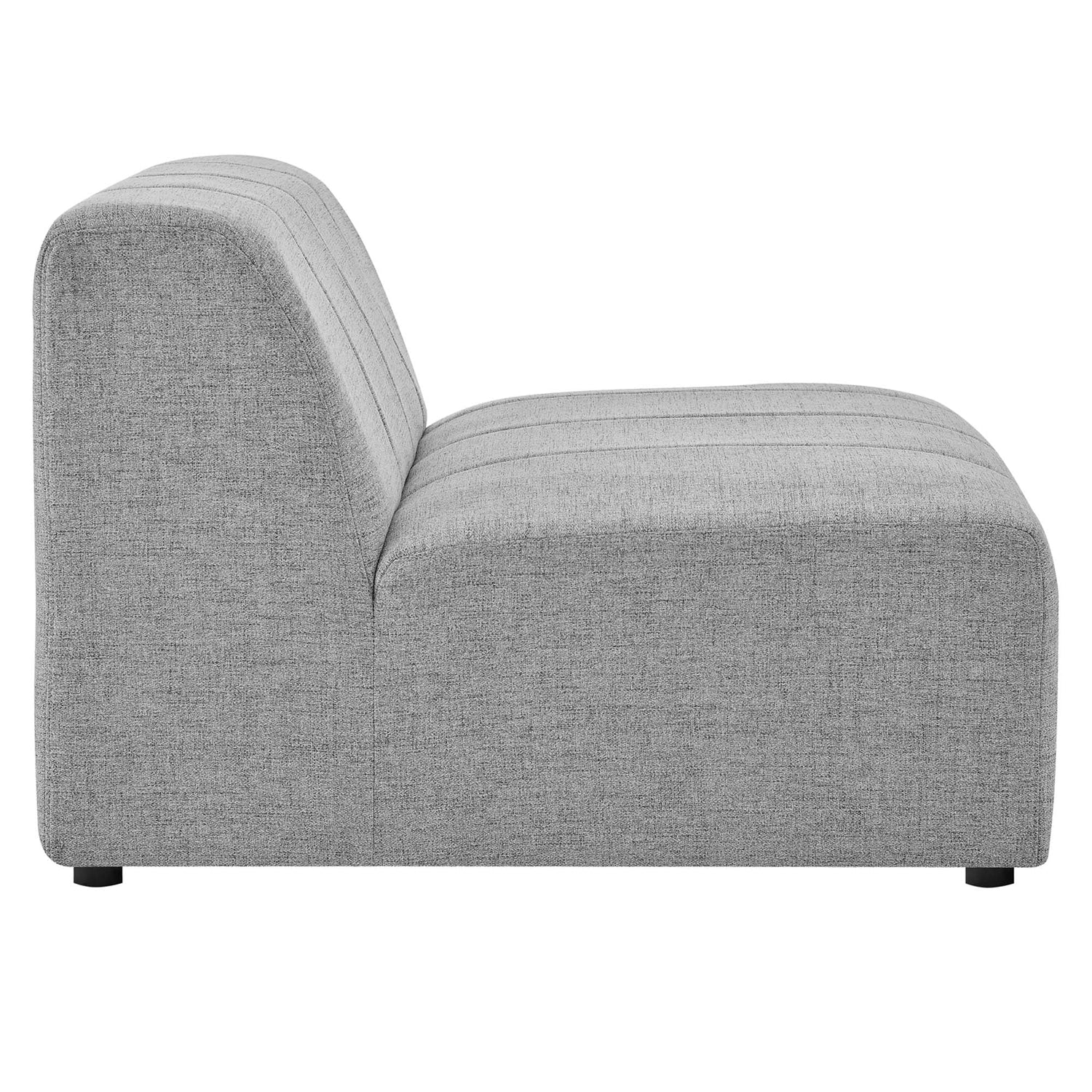 Bartlett Upholstered Fabric Armless Chair by Modway