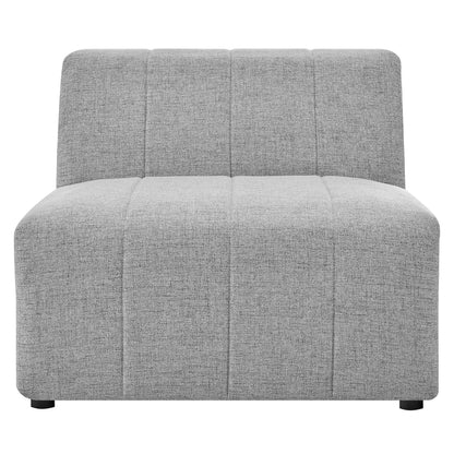 Bartlett Upholstered Fabric Armless Chair by Modway