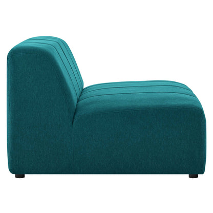 Bartlett Upholstered Fabric Armless Chair by Modway