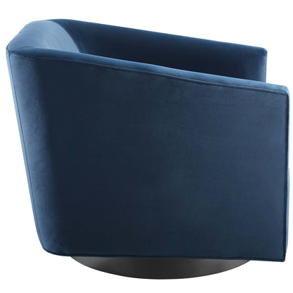 Twist Swivel Chair Performance Velvet Set of 2 by Modway