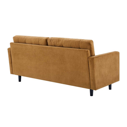 Exalt Tufted Performance Velvet Sofa By HouseBean