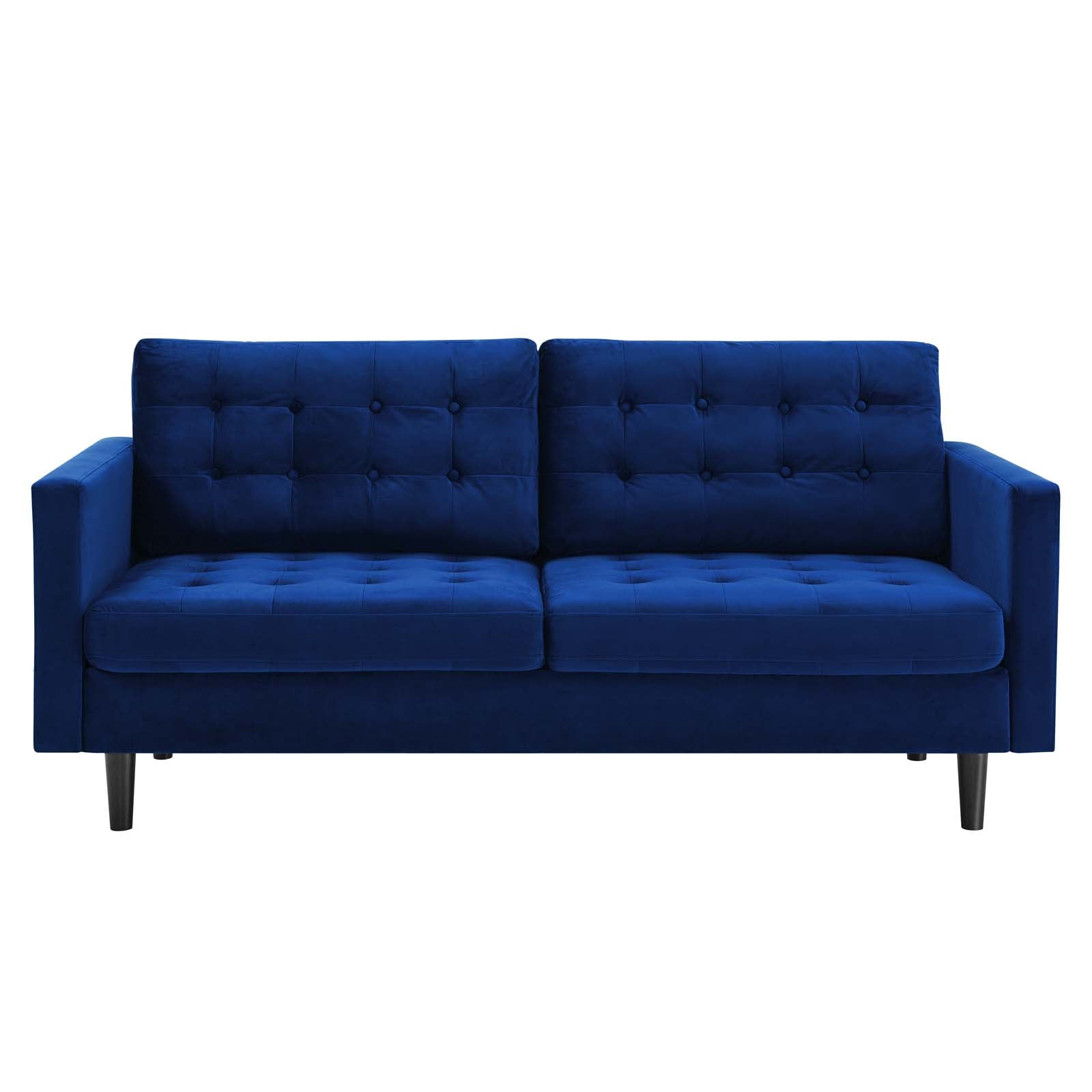 Exalt Tufted Performance Velvet Sofa By HouseBean