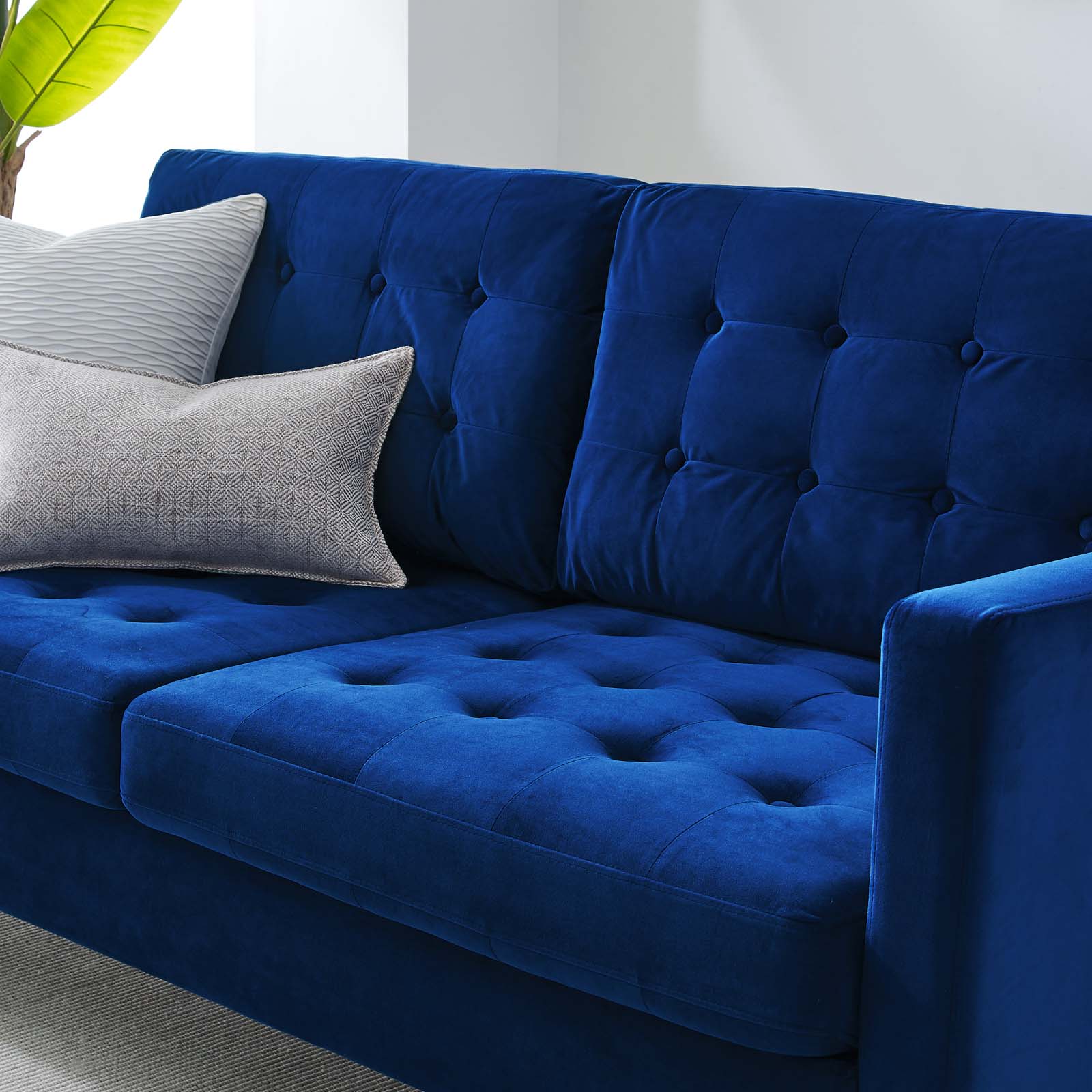 Exalt Tufted Performance Velvet Sofa By HouseBean