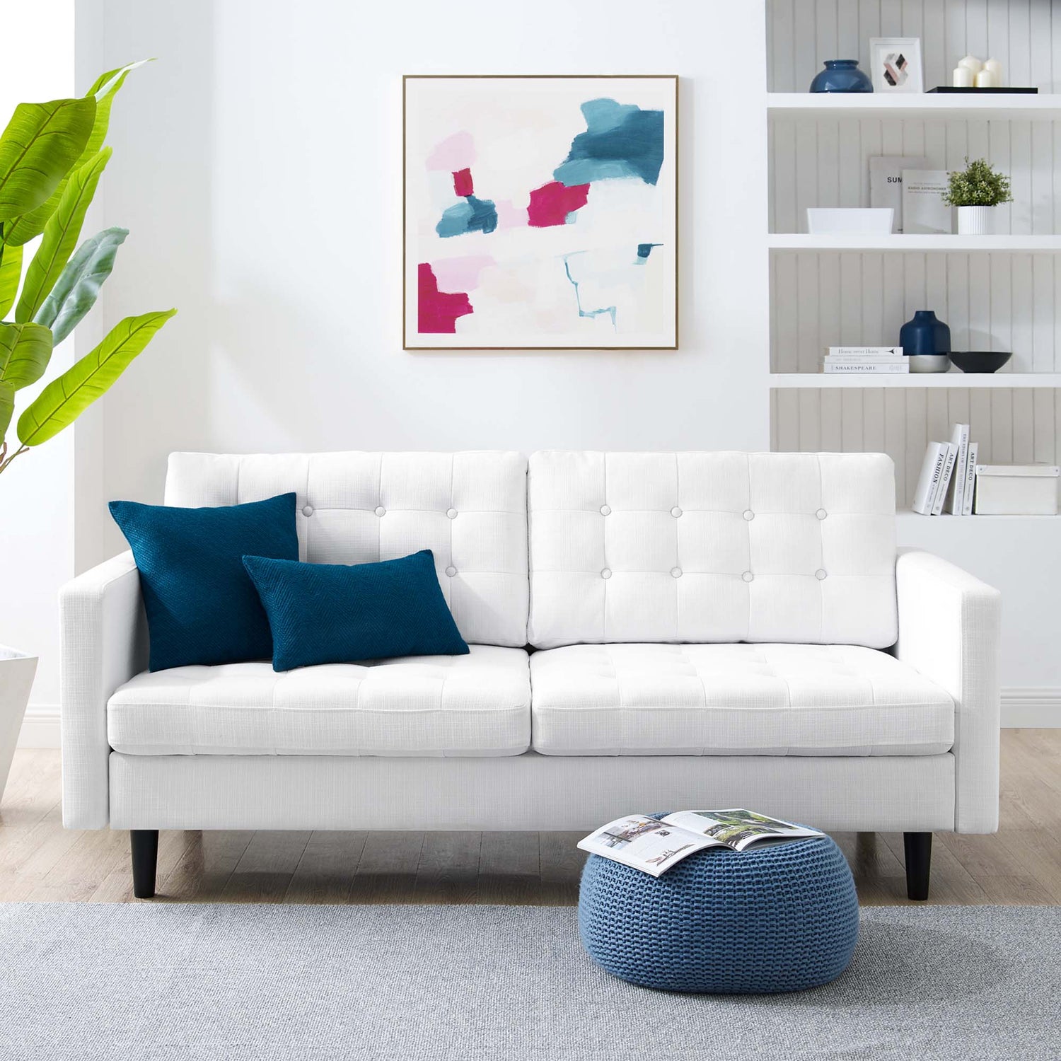 Exalt Tufted Fabric Sofa by Modway
