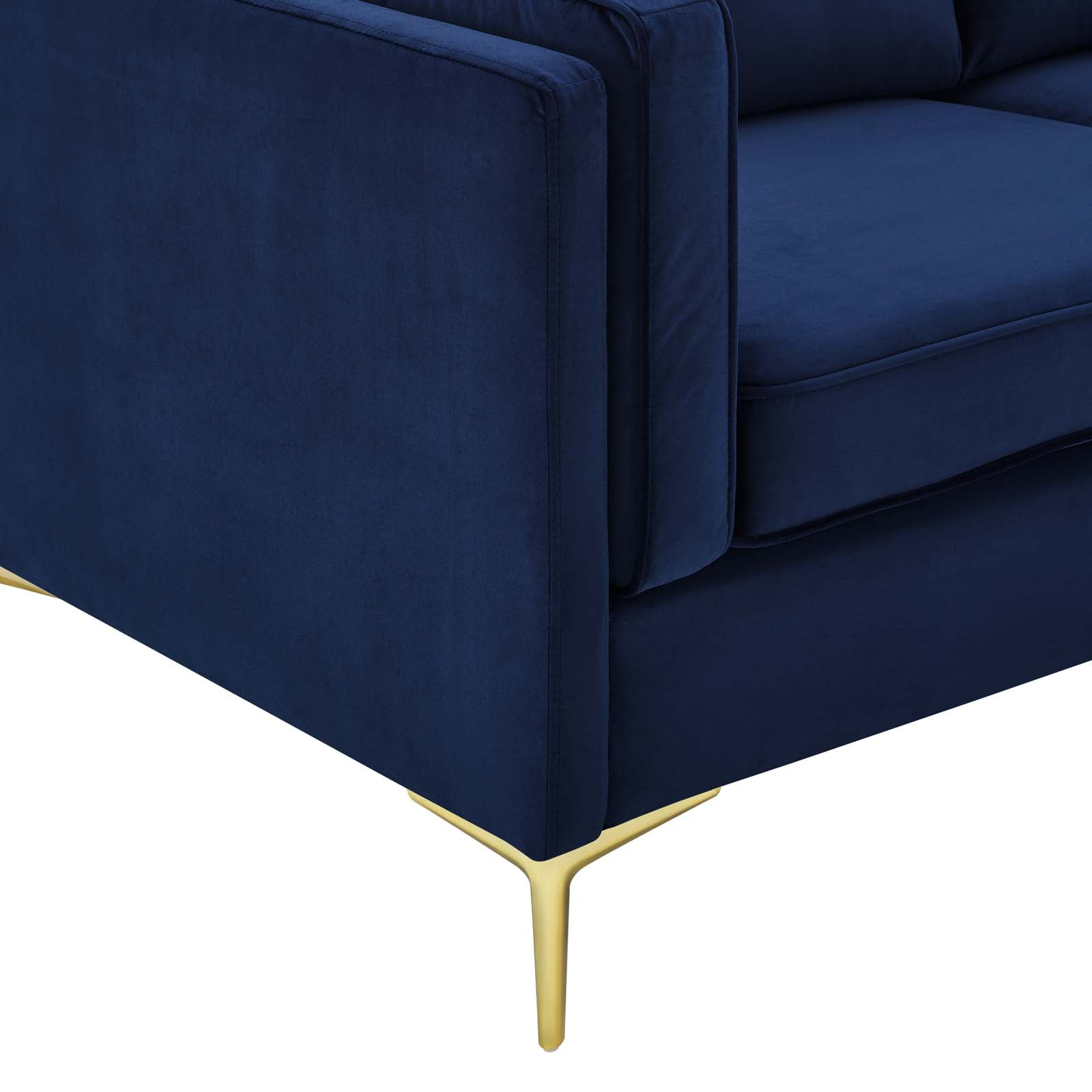 Kaiya Performance Velvet Sofa By HouseBean