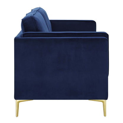 Kaiya Performance Velvet Sofa By HouseBean