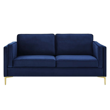 Kaiya Performance Velvet Sofa By HouseBean