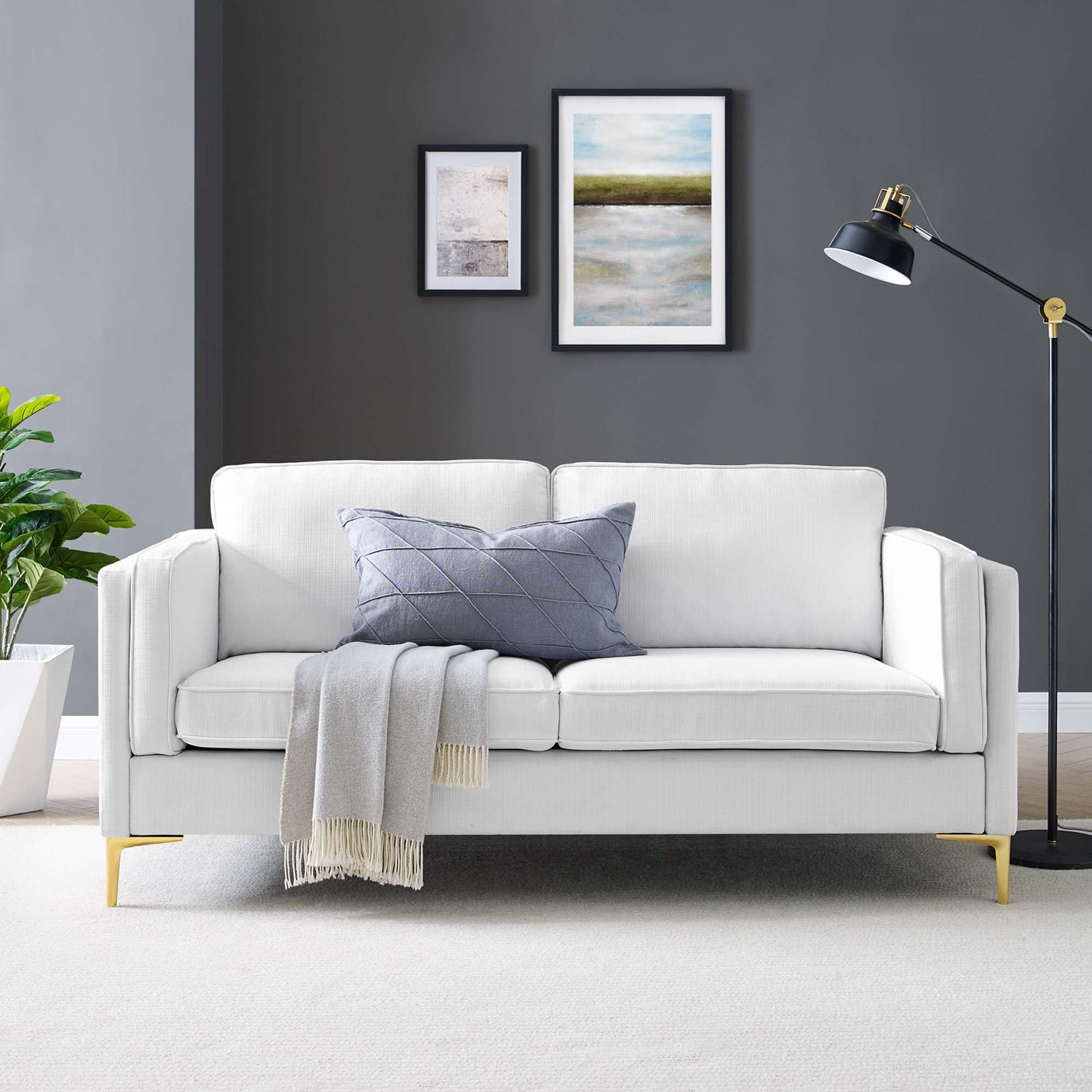 Kaiya Fabric Sofa by Modway