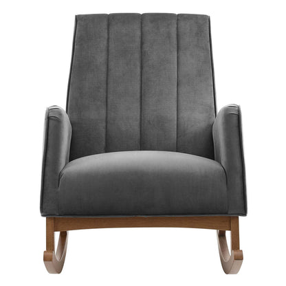 Sway Performance Velvet Rocking Chair By HouseBean