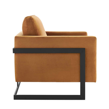 Posse Performance Velvet Accent Chair By HouseBean