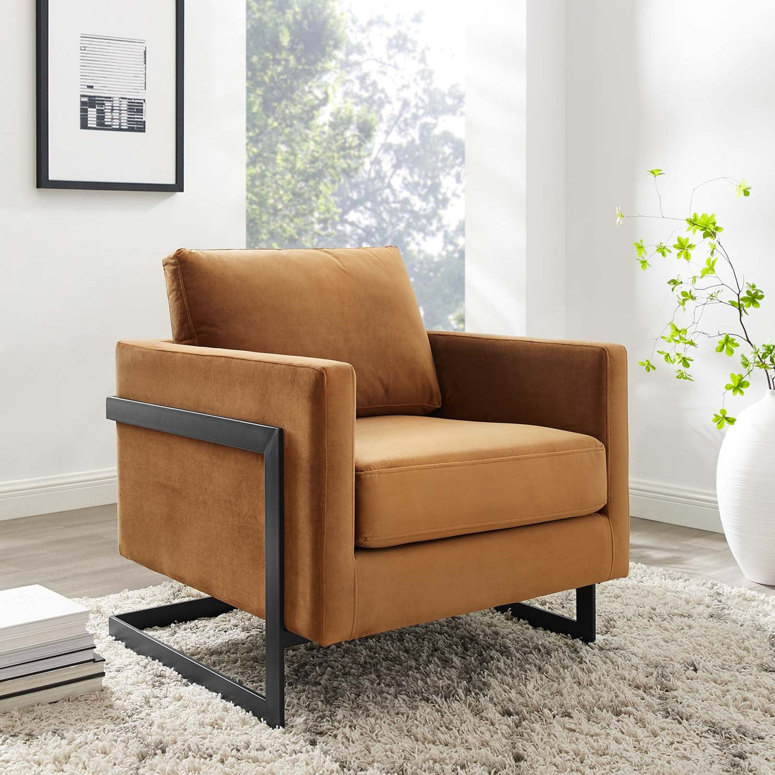 Posse Performance Velvet Accent Chair By HouseBean