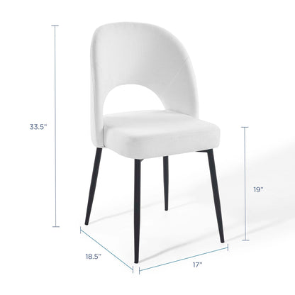 Rouse Dining Side Chair Upholstered Fabric Set of 2 by Modway