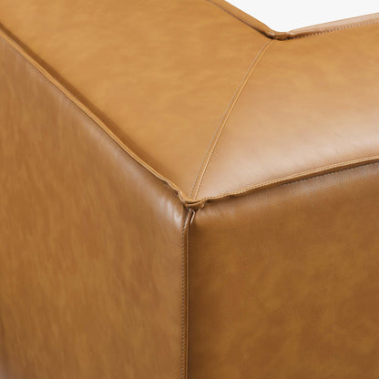 Restore Vegan Leather Sectional Sofa Corner Chair by Modway