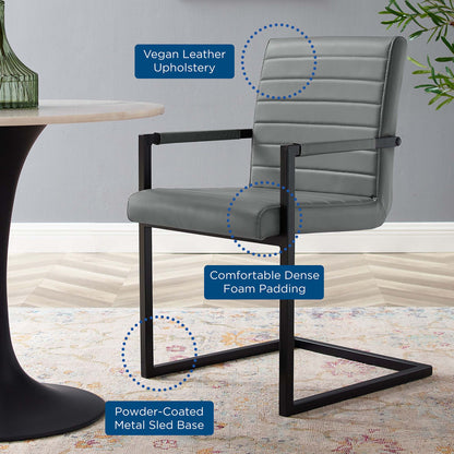 Savoy Vegan Leather Dining Chairs - Set of 2 by Modway