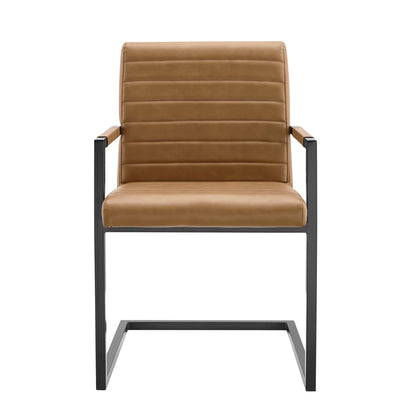 Savoy Vegan Leather Dining Chairs - Set of 2 by Modway