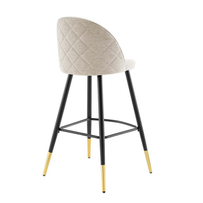 Cordial Fabric Bar Stools - Set of 2 By HouseBean