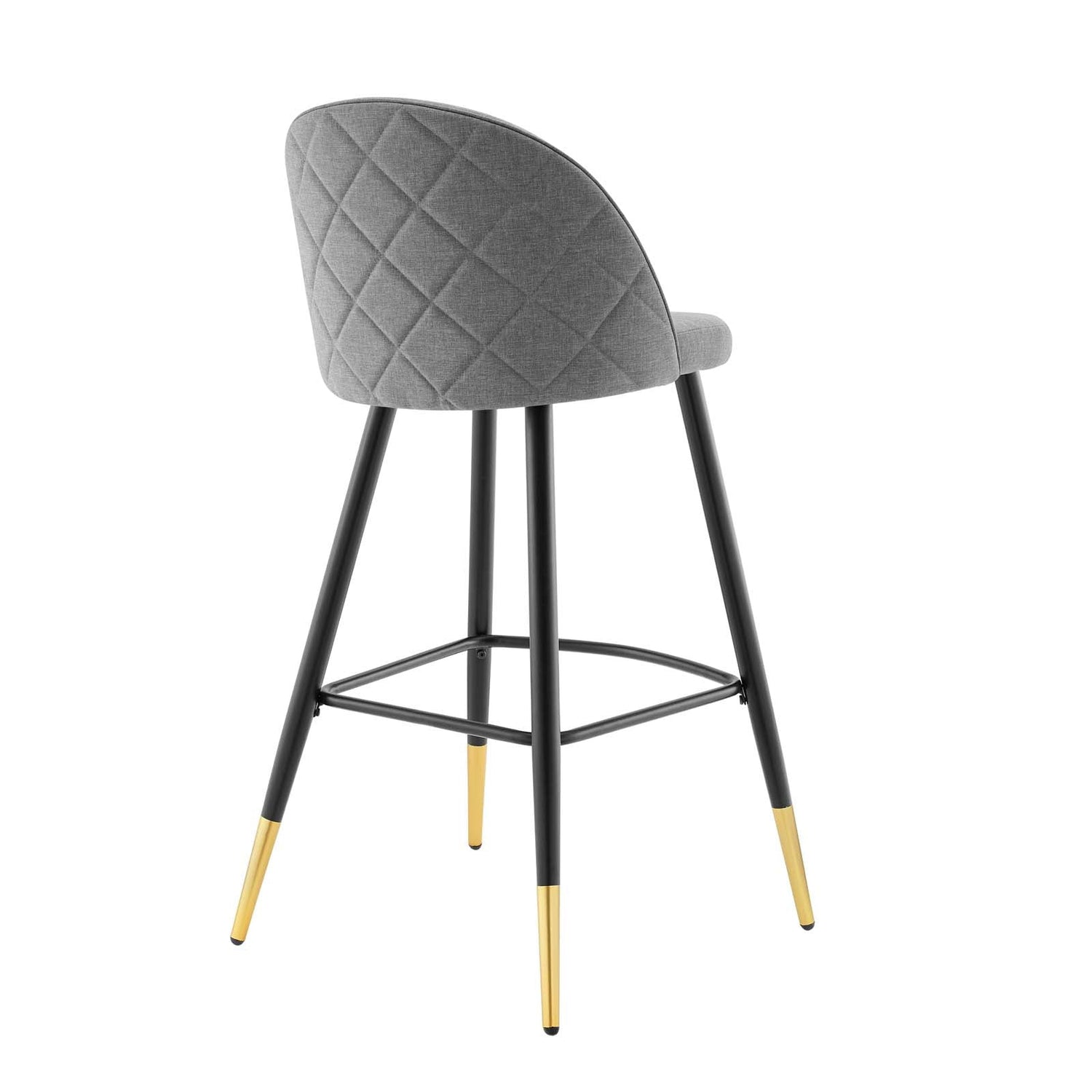 Cordial Fabric Bar Stools - Set of 2 By HouseBean