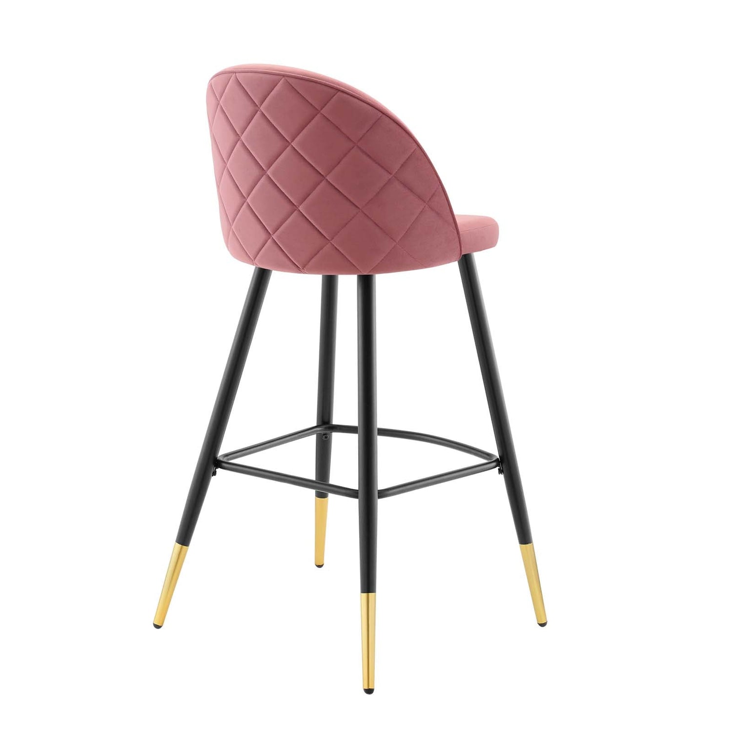 Cordial Performance Velvet Bar Stools - Set of 2 By HouseBean