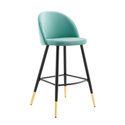 Cordial Performance Velvet Bar Stools - Set of 2 by Modway