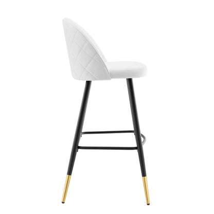 Cordial Performance Velvet Bar Stools - Set of 2 by Modway