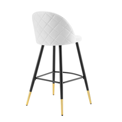 Cordial Performance Velvet Bar Stools - Set of 2 by Modway