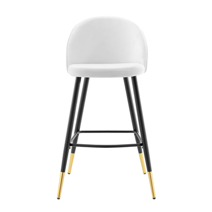 Cordial Performance Velvet Bar Stools - Set of 2 by Modway