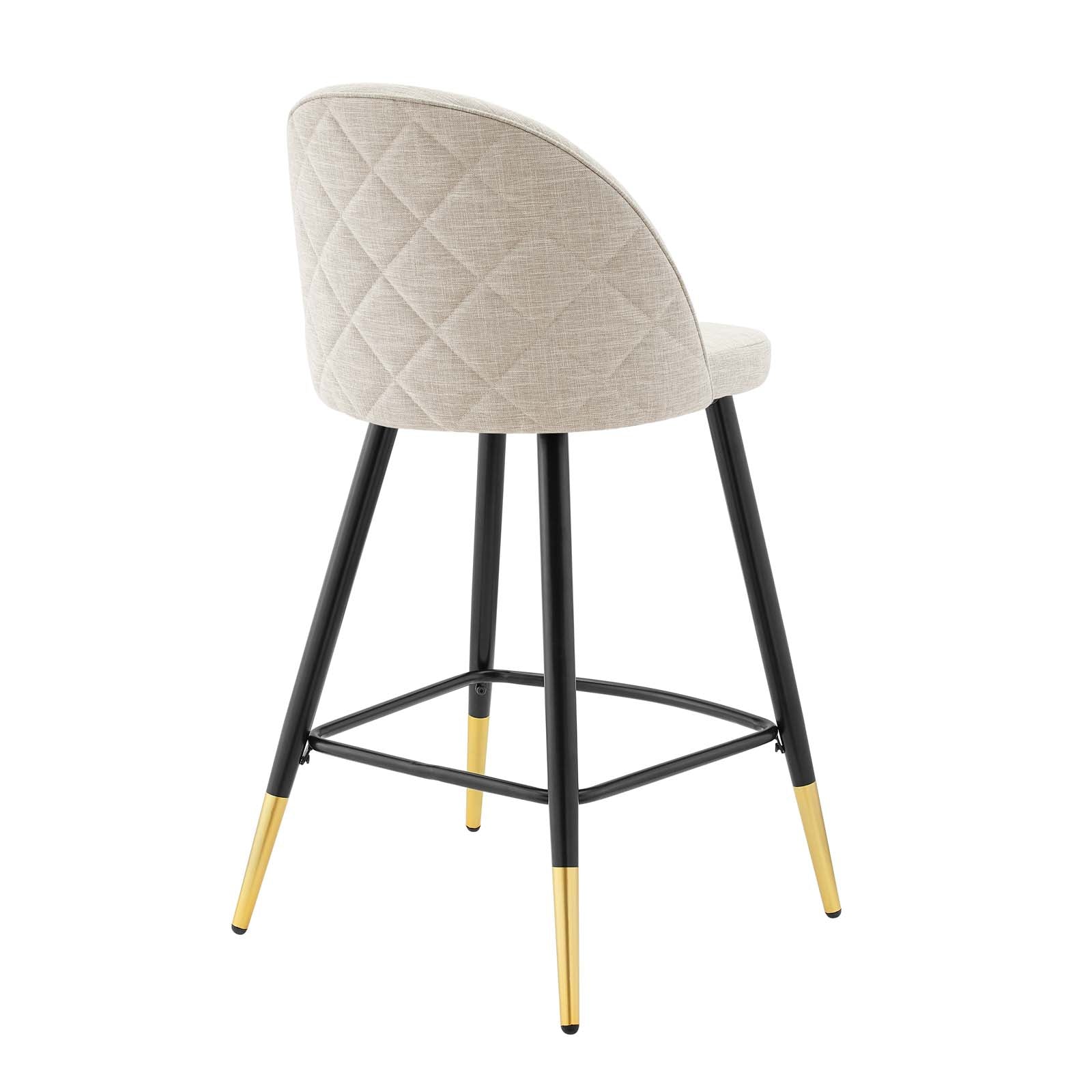 Cordial Fabric Counter Stools - Set of 2 By HouseBean