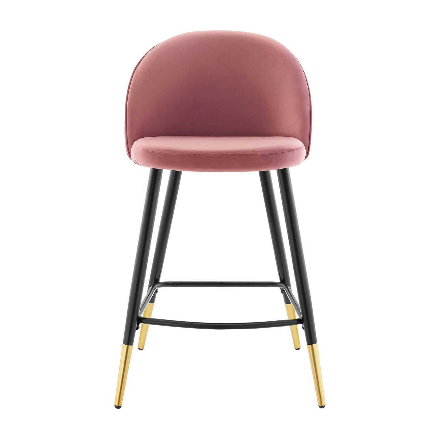 Cordial Performance Velvet Counter Stools - Set of 2 By HouseBean