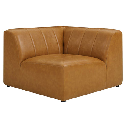 Bartlett Vegan Leather 6-Piece Sectional Sofa by Modway