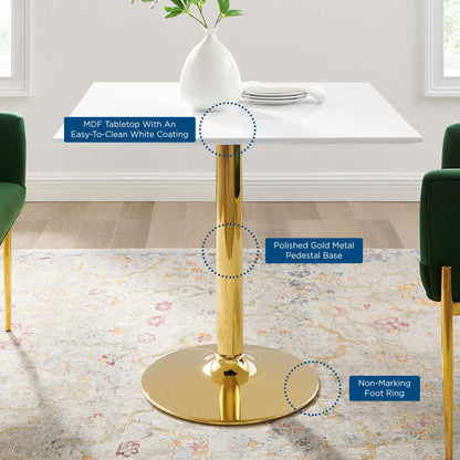 Verne 35&quot; Square Dining Table by Modway