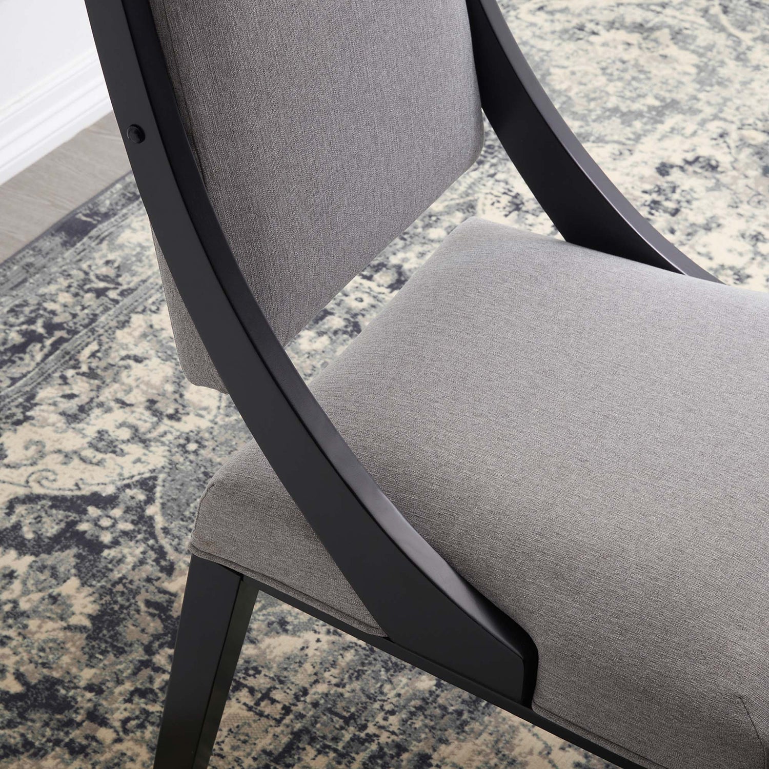 Cambridge Upholstered Fabric Dining Chairs - Set of 2 by Modway