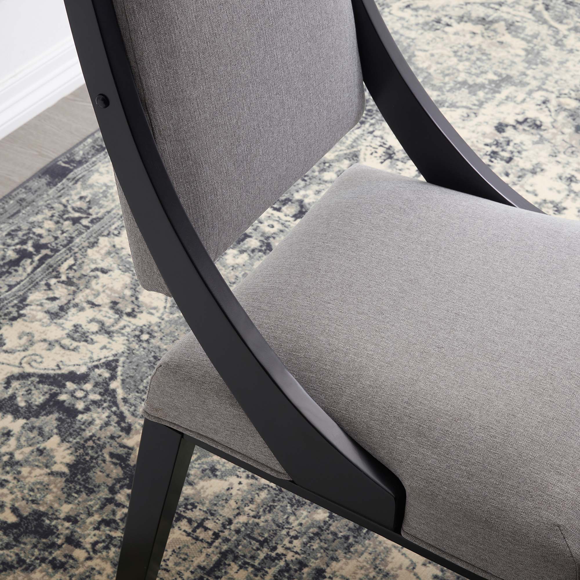 Cambridge Upholstered Fabric Dining Chairs - Set of 2 by Modway