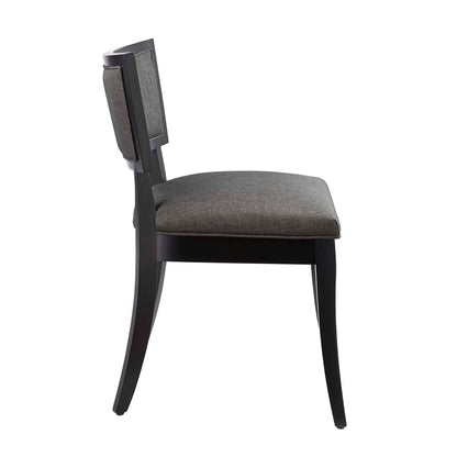 Pristine Upholstered Fabric Dining Chairs Set of 2 by Modway
