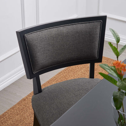 Pristine Upholstered Fabric Dining Chairs Set of 2 by Modway