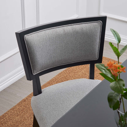 Pristine Upholstered Fabric Dining Chairs Set of 2 by Modway