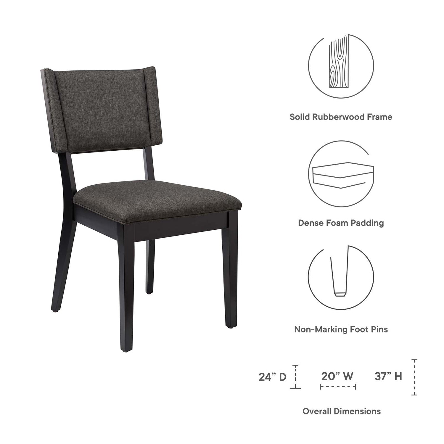 Esquire Dining Chairs - Set of 2 By HouseBean