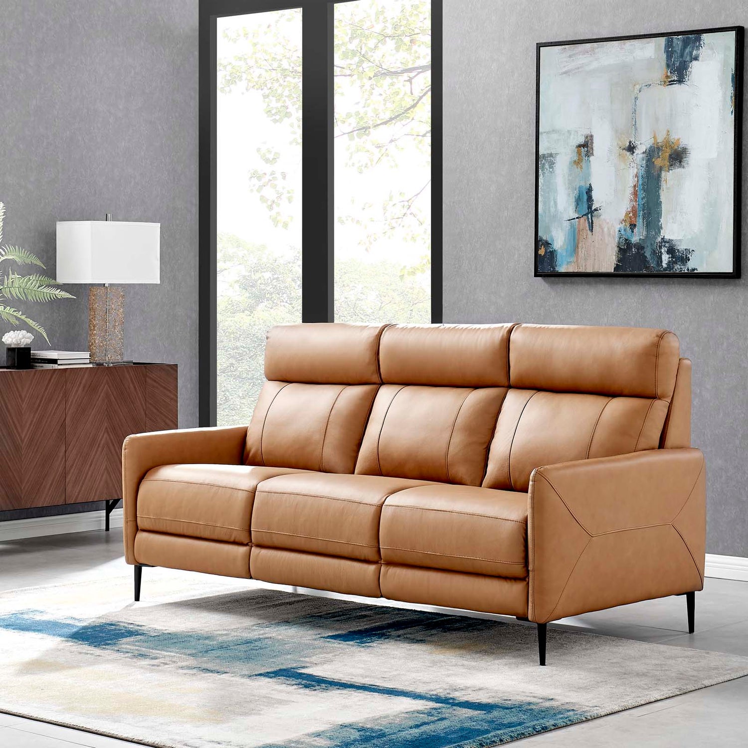 Huxley Leather Sofa By HouseBean