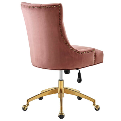 Regent Tufted Performance Velvet Office Chair By HouseBean