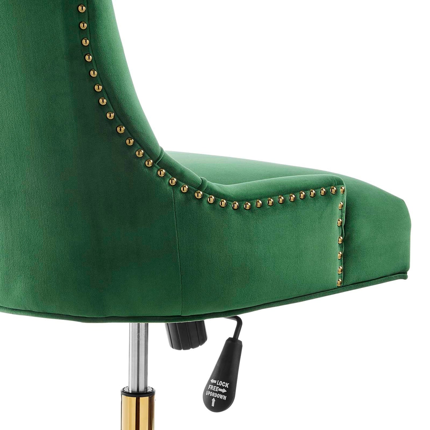 Regent Tufted Performance Velvet Office Chair By HouseBean