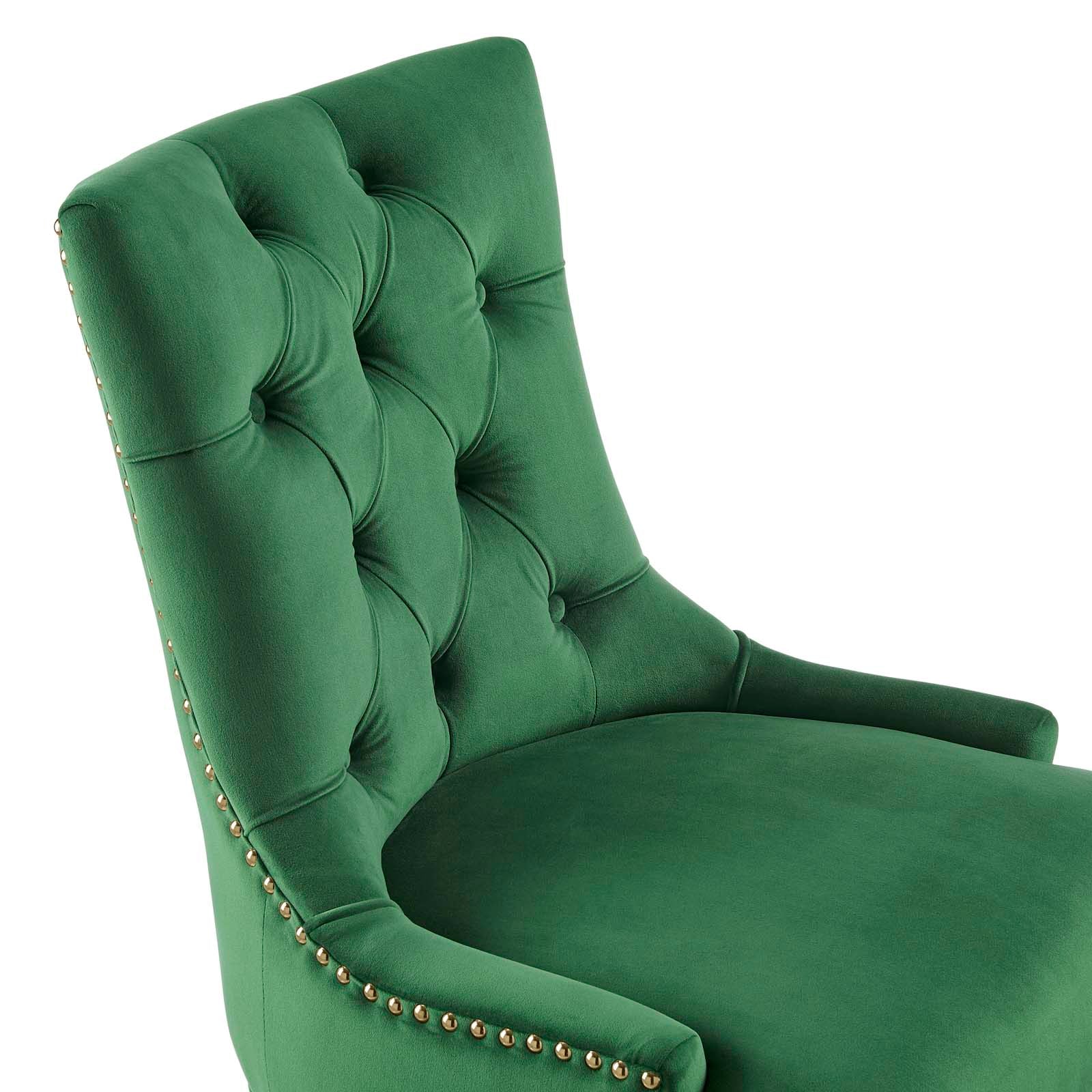 Regent Tufted Performance Velvet Office Chair By HouseBean