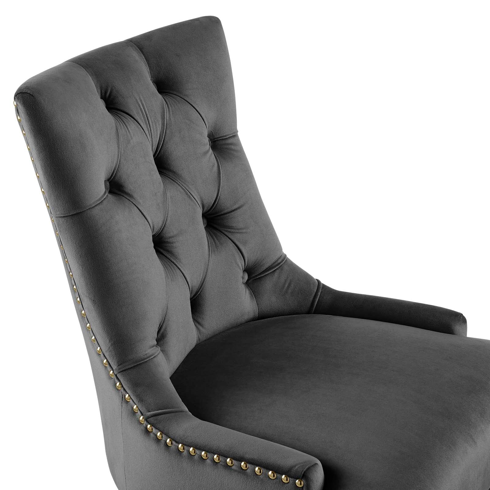 Regent Tufted Performance Velvet Office Chair By HouseBean