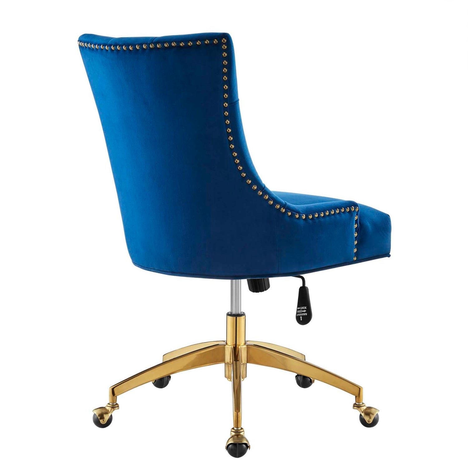 Regent Tufted Performance Velvet Office Chair By HouseBean